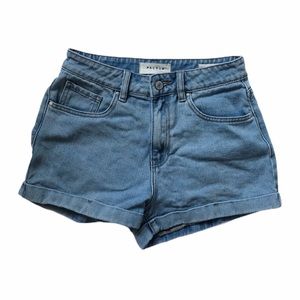 Pacsun High Waist Denim Mom Shorts